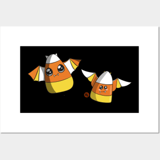 Candy Corn Bats Posters and Art